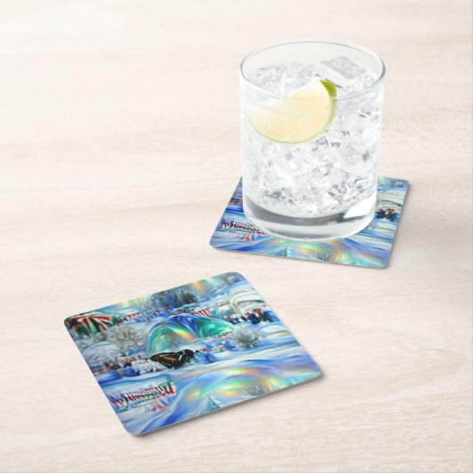 Winter Dreamscape Kartonnen Onderzetters (Insitu)