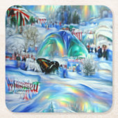 Winter Dreamscape Kartonnen Onderzetters (Voorkant)