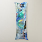 Winter Dreamscape Lichaamskussen (Voorkant Verticaal)