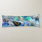Winter Dreamscape Lichaamskussen (Achterkant)
