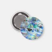 Winter Dreamscape Magneet (Voorkant / Achterkant)