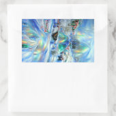 Winter Dreamscape Rechthoekige Sticker (Tas)