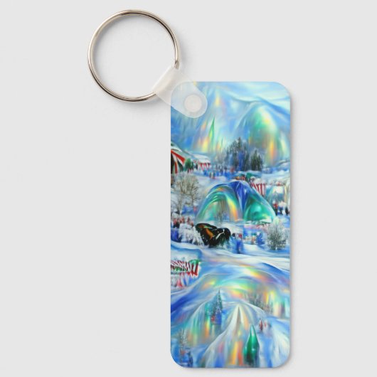 Winter Dreamscape Sleutelhanger (Voorkant)