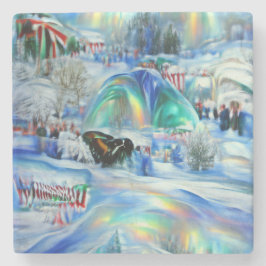 Winter Dreamscape Stenen Onderzetter