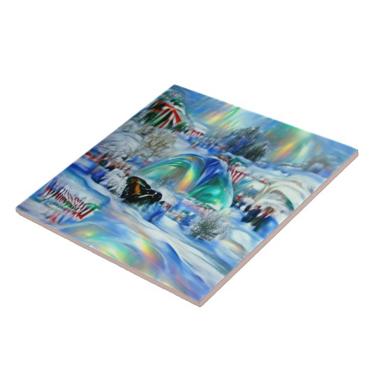 Winter Dreamscape Tegeltje (Zijkant)