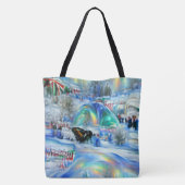 Winter Dreamscape Tote Bag (Achterkant)