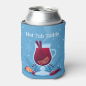 Winter Drink Hot Tub Toddy Blikjeskoeler (Blikje Voorkant)
