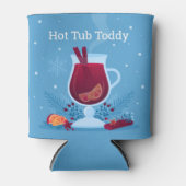 Winter Drink Hot Tub Toddy Blikjeskoeler (Voorkant)