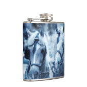 Winter Drivers Foto van het prachtige paardenteam Heupfles (Rechts)