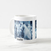 Winter Drivers Foto van het prachtige paardenteam Koffiemok (Voorkant links)