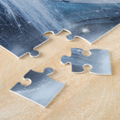 Winter Drivers Foto van het prachtige paardenteam Legpuzzel (Zijkant)