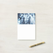 Winter Drivers Foto van het prachtige paardenteam Post-it® Notes (Op bureau)