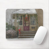 Winter - Dromen van een witte Kerstmis Muismat (Met muis)