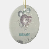 Winter-droomkerstversiering Keramisch Ornament (Rechts)