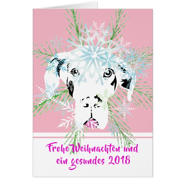 Winter Duitse Dog (Voorkant)