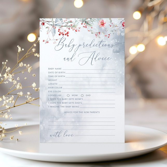 Winter Dusty blauw Voorspellingen en advies kaart (Creator heeft geüpload)