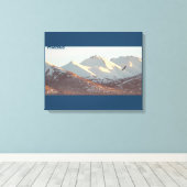 Winter Eagle Canvas Afdruk (Insitu (Houten vloer))