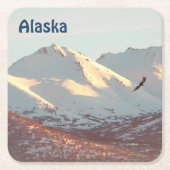 Winter Eagle Kartonnen Onderzetters (Voorkant)