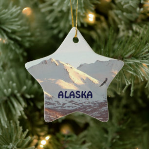 Winter Eagle Keramisch Ornament