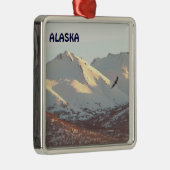 Winter Eagle Metalen Ornament (Rechts)