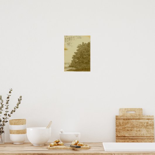 Winter Echos Poster (Keuken)