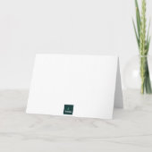 Winter Eekhoorns Wenskaart - Blank Inside Aankondiging (Achterkant)