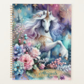 Winter Eenhoorn Magische Scène 4 Planner (Voorkant)