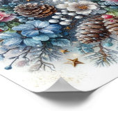 Winter Eenhoorn Magische Scène 6 Poster (Hoek)