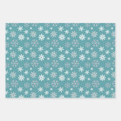 Winter Eenhoorns, Bomen en Sneeuwvlokken Inpakpapier Vel (Voorkant 2)