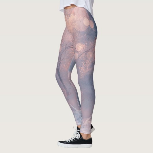 Winter Eenvoudige moderne witte Leggings (Links)