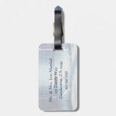 Winter Egrets Bagagelabel (Achterkant verticaal)