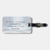 Winter Egrets Bagagelabel (Achterkant horizontaal)