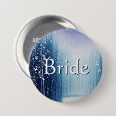 Winter Egrets Bride Button (Voorkant /achterkant)
