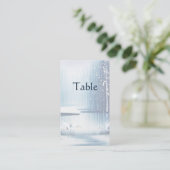 Winter Egrets Table Kaart Plaatskaartje (Staand voorkant)