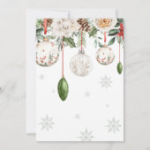 Winter Elegant Bedrijfsfeest Kaart (Achterkant)