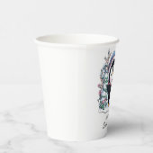 Winter Elegant Penguin Baby shower Papieren Bekers (Rechts)