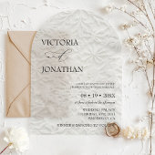 Winter Elegant Simple Wedding Acryl Uitnodigingen