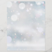 Winter Elegante Script Trouwdatum Tijdschema (Achterkant)