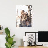 Winter Embrace: Een anime liefde in sneeuwval Poster (Thuiskantoor)