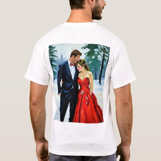 Winter Embrace  T-shirt (Achterkant)