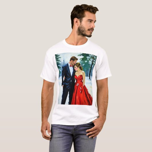 Winter Embrace  T-shirt (Voorkant volledig)