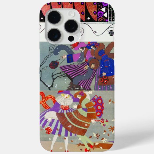 WINTER- EN AUTUMN-/MODE-KOSTUMONTWERPER Case-Mate iPhone CASE (Achterkant)