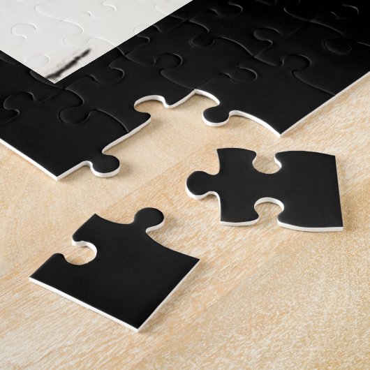 WINTER EN DE GEDEKTE BRIDGE LEGPUZZEL (Zijkant)