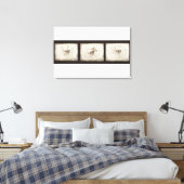 Winter en de Mus Canvas Afdruk (Insitu (Slaapkamer))