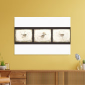 Winter en de Mus Canvas Afdruk (Insitu (Woonkamer))