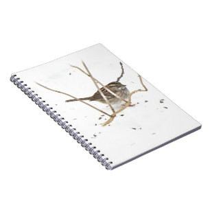 Winter en Sparrow Notitieboek