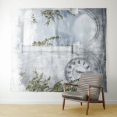 Winter Enchantment Foto Achtergrond Tapijt Wandkleed (In Situ (horizontaal))