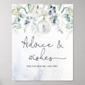 Winter eucalyptus advies en wensen voor pasgetrouw poster (Voorkant)