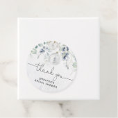 Winter eucalyptus bruiloftsshower favor tag bedankjes labels (In situ)