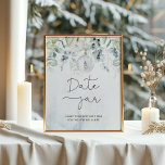 Winter Eucalyptus Date jar bridal game Poster<br><div class="desc">Winter Eucalyptus Date jar bridal game Poster. Overeenkomende objecten beschikbaar.</div>